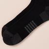 Amazon Essentials Men’s Athletic Ankle Sports Socks, Breathable Cotton Blend, Cushioned Arch Support, 6 Pairs(Black)