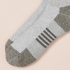 Amazon Essentials Men’s Athletic Ankle Sports Socks, Breathable Cotton Blend, Cushioned Arch Support, 6 Pairs(Grey)