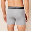 Amazon Essentials Men’s Breathable Cotton Boxer Briefs, Tag-Free, Pack of 5(Black/Charcoal/Grey Heather)