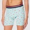 Amazon Essentials Men’s Breathable Cotton Boxer Briefs, Tag-Free, Pack of 5(Blue Stripe/Crabs/Grey Heather/Light Blue/Sharks)