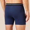 Amazon Essentials Men’s Breathable Cotton Boxer Briefs, Tag-Free, Pack of 5(Charcoal/Dark Blue/Dark Navy)
