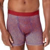 Amazon Essentials Men’s Breathable Cotton Boxer Briefs, Tag-Free, Pack of 5(Dark Blue Floral/Grey Heather/Light Pink Diamond Print/Navy/Red)