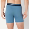 Amazon Essentials Men’s Breathable Cotton Boxer Briefs, Tag-Free, Pack of 5(Deep Blue / Navy / Light Heather Grey)