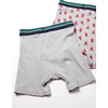 Amazon Essentials Men’s Breathable Cotton Boxer Briefs, Tag-Free, Pack of 5(Dots/Green/Grey Heather/Popsicle/Stripe)