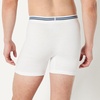 Amazon Essentials Men’s Breathable Cotton Boxer Briefs, Tag-Free, Pack of 5(White)