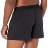 Amazon Essentials Men’s Breathable Cotton Jersey Boxer Shorts, Soft Relaxed Fit for All-Day Comfort, Pack of 5(Black)
