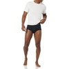 Amazon Essentials Men’s Breathable Ribbed Knit Briefs with Elasticized Waistband, Multipacks(Black)