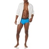 Amazon Essentials Men’s Breathable Ribbed Knit Briefs with Elasticized Waistband, Multipacks(Black/Blue/Grey)