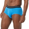 Amazon Essentials Men’s Breathable Ribbed Knit Briefs with Elasticized Waistband, Multipacks(Black/Blue/Grey)