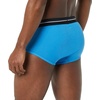 Amazon Essentials Men’s Breathable Ribbed Knit Briefs with Elasticized Waistband, Multipacks(Black/Blue/Grey)