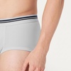 Amazon Essentials Men’s Breathable Ribbed Knit Briefs with Elasticized Waistband, Multipacks(White)