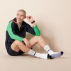 Amazon Essentials Men’s Colorblock Crew Sock, 6 Pairs(Grey/Navy/White)