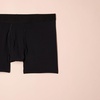 Amazon Essentials Men’s Cotton Jersey Boxer Briefs Underwear (Available in Big & Tall), Pack of 5(Black)