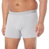 Amazon Essentials Men’s Cotton Jersey Boxer Briefs Underwear (Available in Big & Tall), Pack of 5(Black/Navy/Grey Heather)