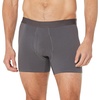 Amazon Essentials Men’s Cotton Jersey Boxer Briefs Underwear (Available in Big & Tall), Pack of 5(Grey Heather  Charcoal Mix)