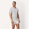 Amazon Essentials Men’s Cotton Jersey Boxer Briefs Underwear (Available in Big & Tall), Pack of 5(White)