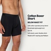 Amazon Essentials Men’s Cotton Jersey Boxer Shorts Underwear, Pack of 5(Black)
