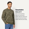 Amazon Essentials Men’s Crewneck Fleece Sweatshirt with Ribbing (Available in Big & Tall)(Abstract Green Camo)