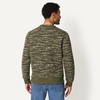 Amazon Essentials Men’s Crewneck Fleece Sweatshirt with Ribbing (Available in Big & Tall)(Abstract Green Camo)
