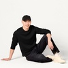 Amazon Essentials Men’s Crewneck Fleece Sweatshirt with Ribbing (Available in Big & Tall)(Black)