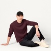 Amazon Essentials Men’s Crewneck Fleece Sweatshirt with Ribbing (Available in Big & Tall)(Burgundy)