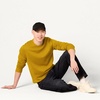 Amazon Essentials Men’s Crewneck Fleece Sweatshirt with Ribbing (Available in Big & Tall)(Gold)