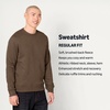 Amazon Essentials Men’s Crewneck Fleece Sweatshirt with Ribbing (Available in Big & Tall)(Medium Brown)