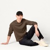 Amazon Essentials Men’s Crewneck Fleece Sweatshirt with Ribbing (Available in Big & Tall)(Medium Brown)