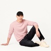 Amazon Essentials Men’s Crewneck Fleece Sweatshirt with Ribbing (Available in Big & Tall)(Pink)