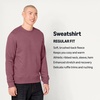 Amazon Essentials Men’s Crewneck Fleece Sweatshirt with Ribbing (Available in Big & Tall)(Purple)