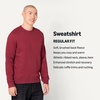 Amazon Essentials Men’s Crewneck Fleece Sweatshirt with Ribbing (Available in Big & Tall)(Red)