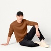 Amazon Essentials Men’s Crewneck Fleece Sweatshirt with Ribbing (Available in Big & Tall)(Toffee Brown)
