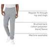 Amazon Essentials Men’s Fleece Sweatpants, Closed Bottom (Available in Big and Tall)(Grey Heather)