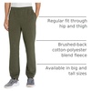 Amazon Essentials Men’s Fleece Sweatpants, Closed Bottom (Available in Big and Tall)(Olive Heather)