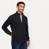 Amazon Essentials Men’s Full Zip Mock Neck French Terry Sweatshirt, Lightweight(Black)