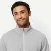 Amazon Essentials Men’s Full Zip Mock Neck French Terry Sweatshirt, Lightweight(Light Grey Heather)