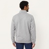 Amazon Essentials Men’s Full Zip Mock Neck French Terry Sweatshirt, Lightweight(Light Grey Heather)