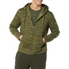 Amazon Essentials Men’s Full-Zip Fleece Hoodie Sweatshirt (Available in Big & Tall)(Abstract Green Camo)