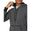 Amazon Essentials Men’s Full-Zip Fleece Hoodie Sweatshirt (Available in Big & Tall)(Black Stripe)