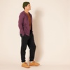 Amazon Essentials Men’s Full-Zip Fleece Hoodie Sweatshirt (Available in Big & Tall)(Burgundy)
