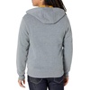 Amazon Essentials Men’s Full-Zip Fleece Hoodie Sweatshirt (Available in Big & Tall)(Light Grey Heather/Navy Stripe)
