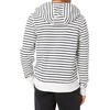 Amazon Essentials Men’s Full-Zip Fleece Hoodie Sweatshirt (Available in Big & Tall)(White Stripe)