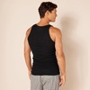 Amazon Essentials Men’s Lightweight Breathable Cotton Slim Fit Tank Undershirts, Pack of 6(Black)