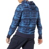 Amazon Essentials Men’s Lightweight French Terry Full-Zip Hoodie(Blue Wave Print)