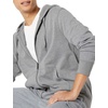 Amazon Essentials Men’s Lightweight French Terry Full-Zip Hoodie(Charcoal Heather)