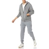 Amazon Essentials Men’s Lightweight French Terry Full-Zip Hoodie(Charcoal Heather)