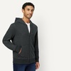 Amazon Essentials Men’s Lightweight French Terry Full-Zip Hoodie(Charcoal Heather)