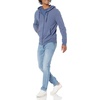 Amazon Essentials Men’s Lightweight French Terry Full-Zip Hoodie(Indigo Blue)