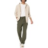 Amazon Essentials Men’s Lightweight French Terry Full-Zip Hoodie(Oatmeal Heather)