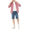 Amazon Essentials Men’s Lightweight French Terry Full-Zip Hoodie(Pink)